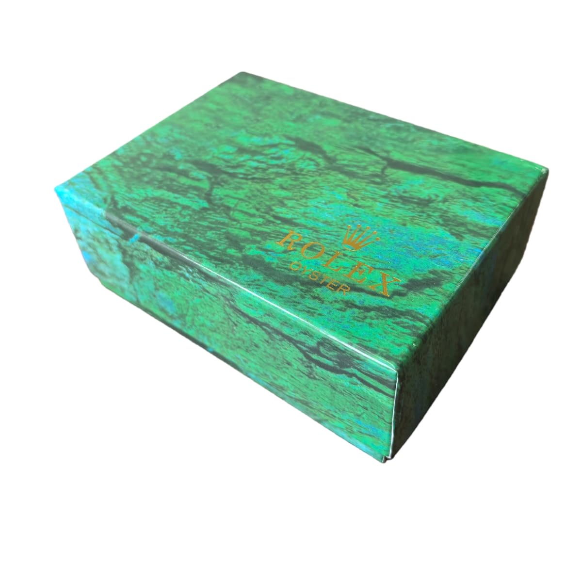 Small Travel Watch Box - Green Leather Watch Case - Single Wooden Organiser for Business Trips for Rolex Cosmograph Daytona