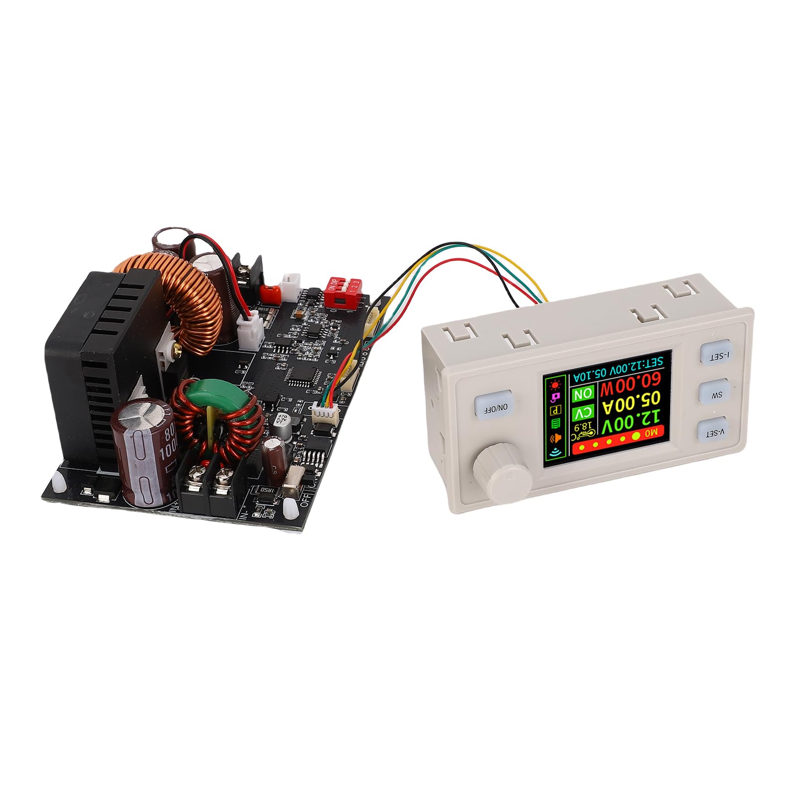 Bewinner Zasilacz Regulowany CNC DC, 1200W 20A moduł Obniżający Napięcie,
