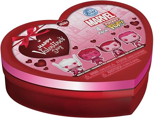 Miniatura 2 de Marvel Pocket POP - Juego de cajas de 4 piezas para San Valentín