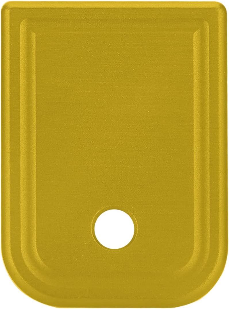 NDZ Performance Magazine Base Plate Butt for Glock 17 19 20 21 22 23 27 34 45 Gen 1/2/3/4, 9mm .40, 10mm, .45 Laser Engraved Anodized Aluminum, Made in The USA, Glock Upgrades - Choose Image & Color