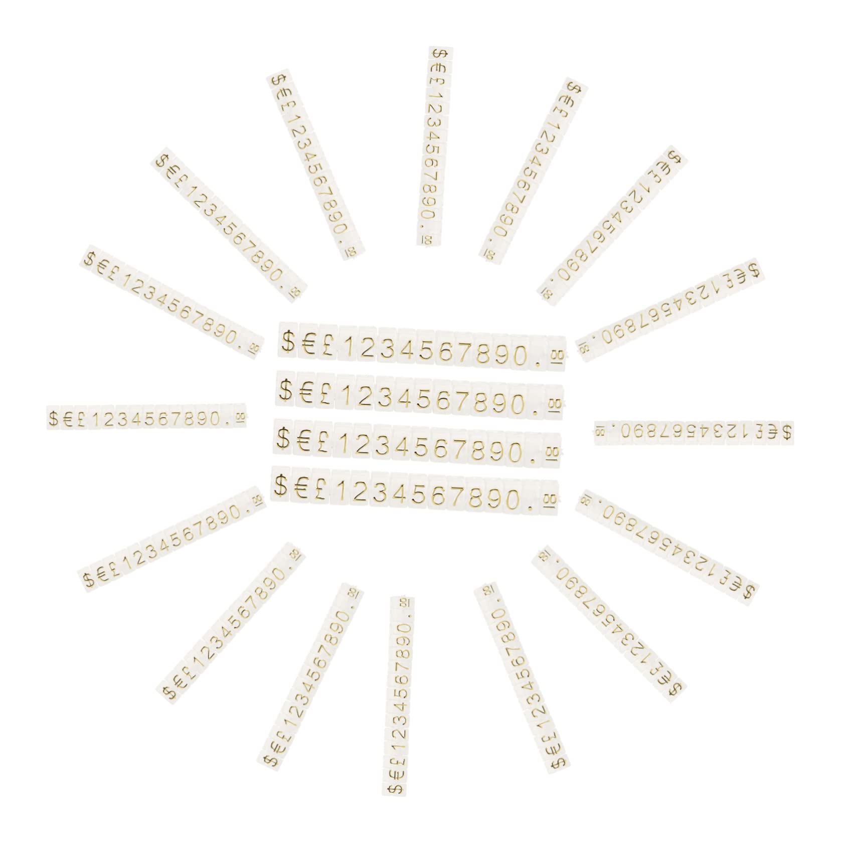 SEWACC 1set Tag Retail Pricing Display Mini Stickers Retail Cubes Label Stand Display Tags for Retail Cube Stickers Pricemarker Gold Cubes Sterling Cubes Gold Pricing Cubes Plastic 20pcs