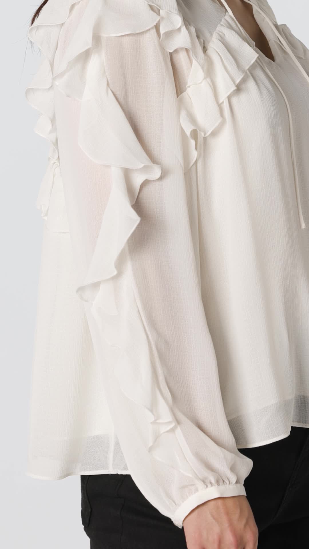 ba&sh Blusa Nils para mujer miniatura 7