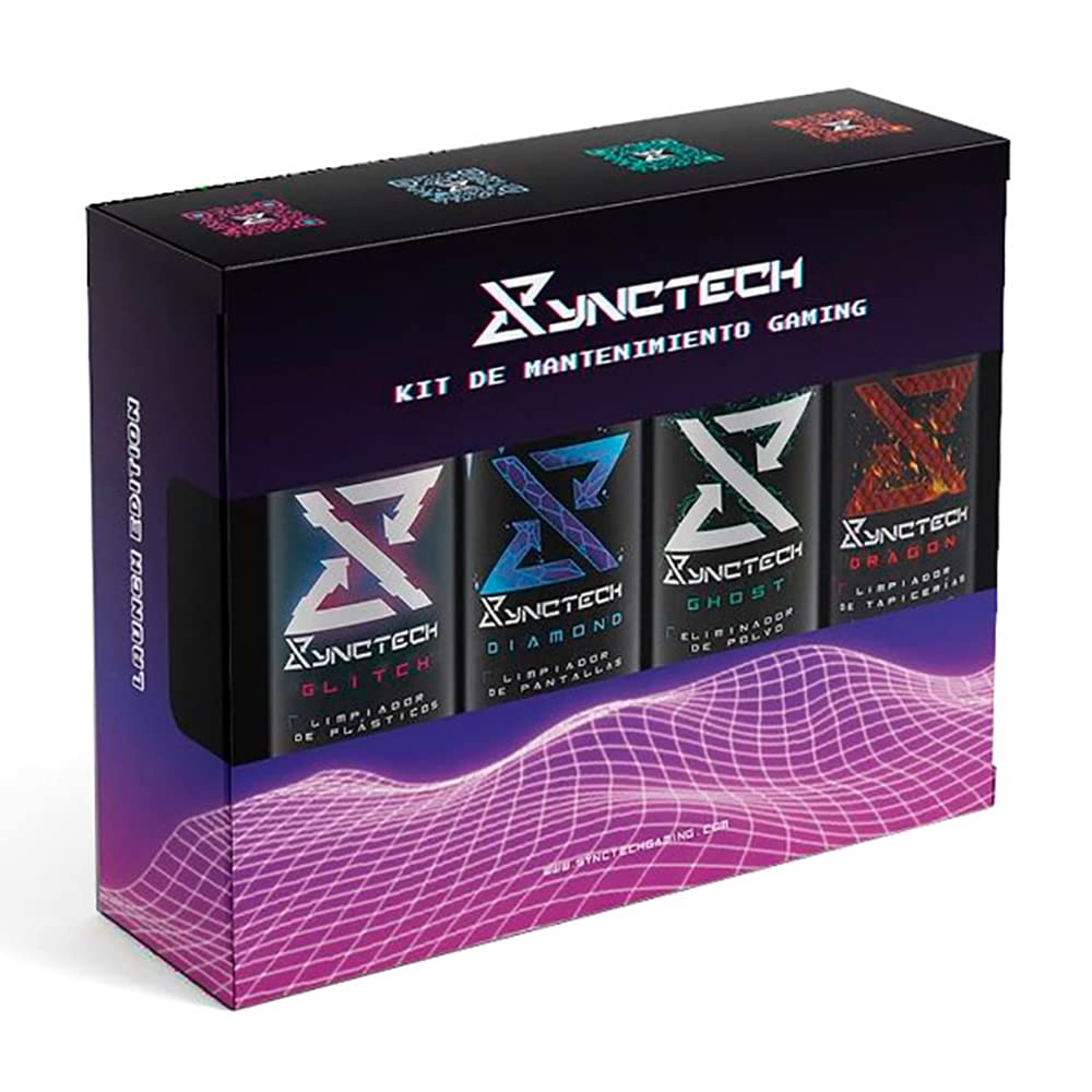 SYNCTECH KIT DE MANTENIMIENTO Gaming COMPUESTO DE Sprays Diamond - Ghost - Glitch - Dragon 8005S0020