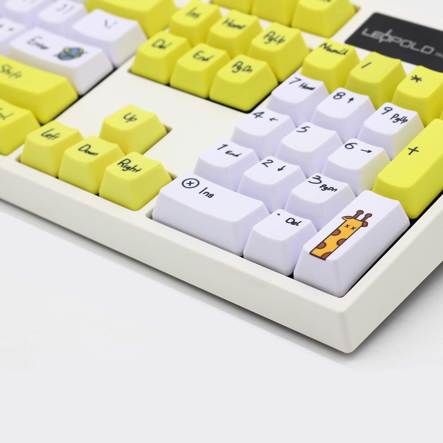 YMDK OEM Profile Animals Dye Sub 108 Keys Thick PBT Keycap for Standard 104 TKL 60% MX Switches Keyboard (Only Keycap)