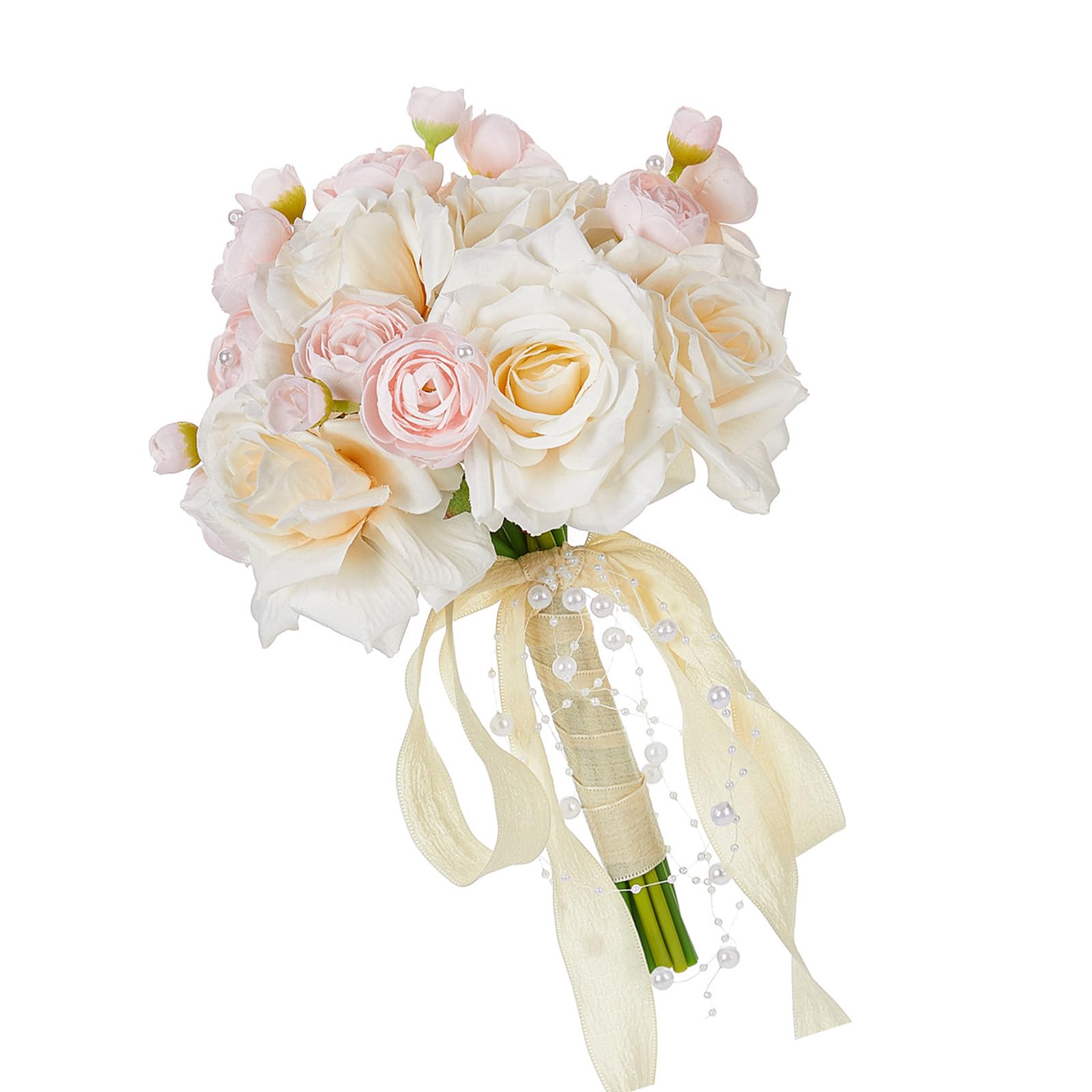 HDOYTXXM Bouquet for Bride Artificial Rose Flowers for Graceful Anniversary Celebration Props Bridal Bridal Bouquets for Bride