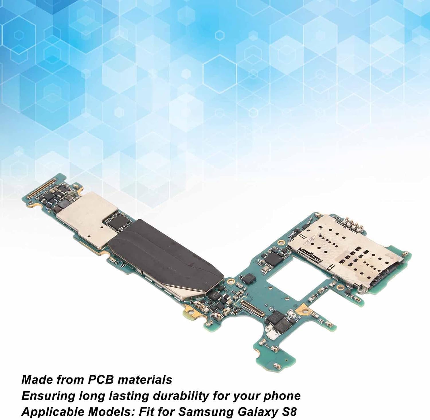 Motherboard Replacement Replace The Motherboard for S8, Fit for Galaxy S8+ Unlock Motherboard, 64GB, PCB Phone Unlocked Motherboard Replacement (JP Version)
