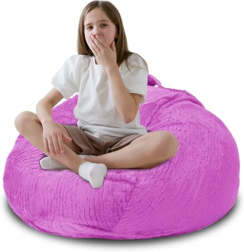 Miniatura 9 de LUCKYBOY Stuffed Animal Bean Bag Chair Dog kennels, Toy Storage Children's Chair Cover Sack Chair for Kids Beds for pets,Toys or Household Supplies