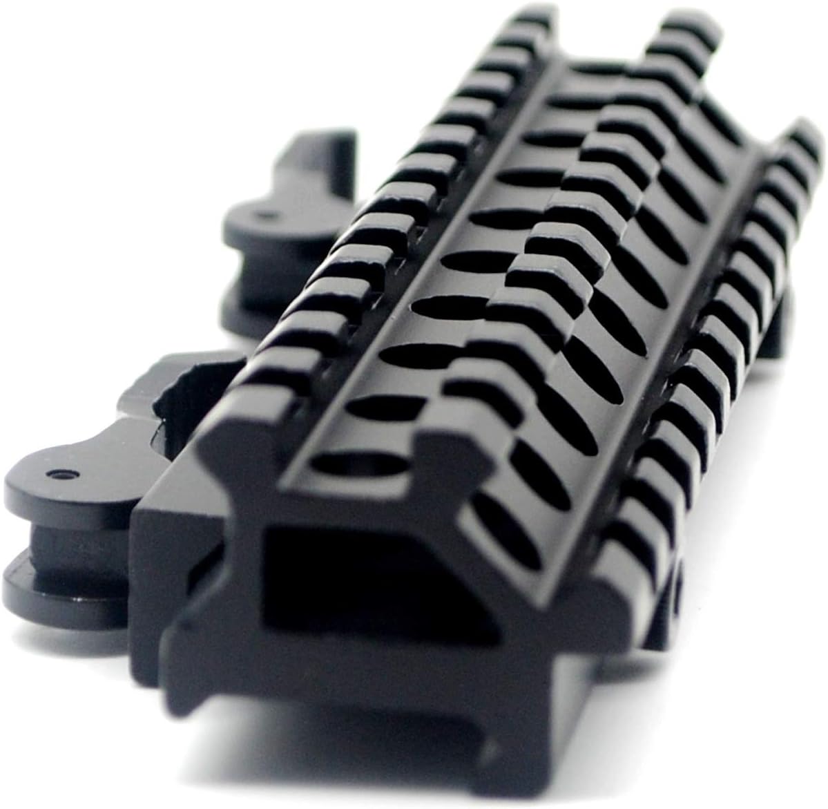 TRIROCK see-through Throw Lever Riser Mount Picatinny Riser Mount with 13 Slots Double Rails Quick Release Detachable fits Scope Optics - Image 3