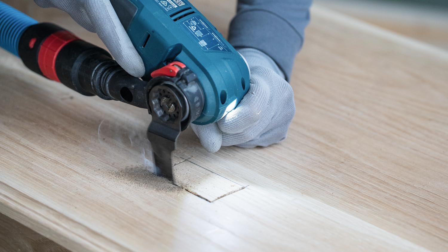 Bosch 10x Brzeszczot do cięcia wgłębnego AIZ 32 BSPC (do Miękkie drewno, Szerokość 32 mm, Professional Akcesoria Narzędzie wielofunkcyjne)