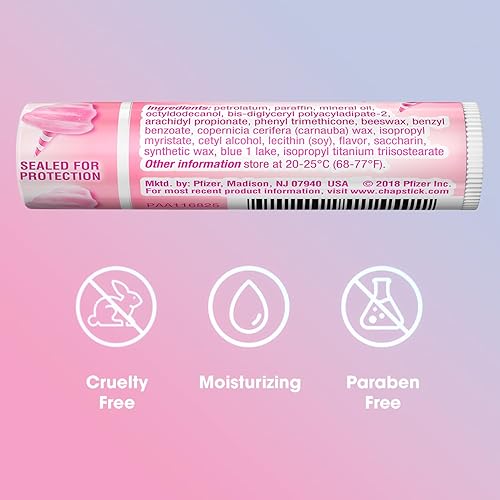 Miniatura 7 de ChapStick - Tubo de bálsamo labial de algodón de azúcar, 0.15 onzas (paquete de 3)