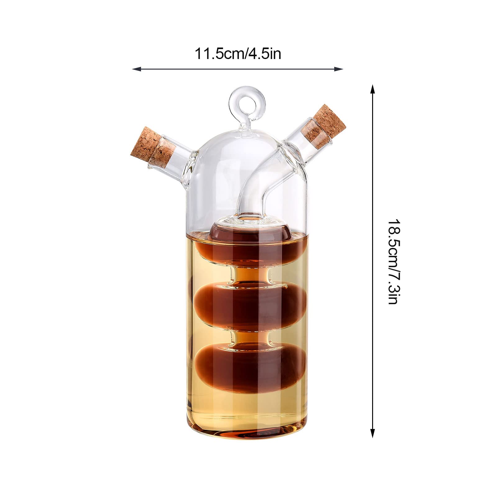 Amazon.com: BEIJIALY Olive Oil and Vinegar Dispenser, 2-In-1 