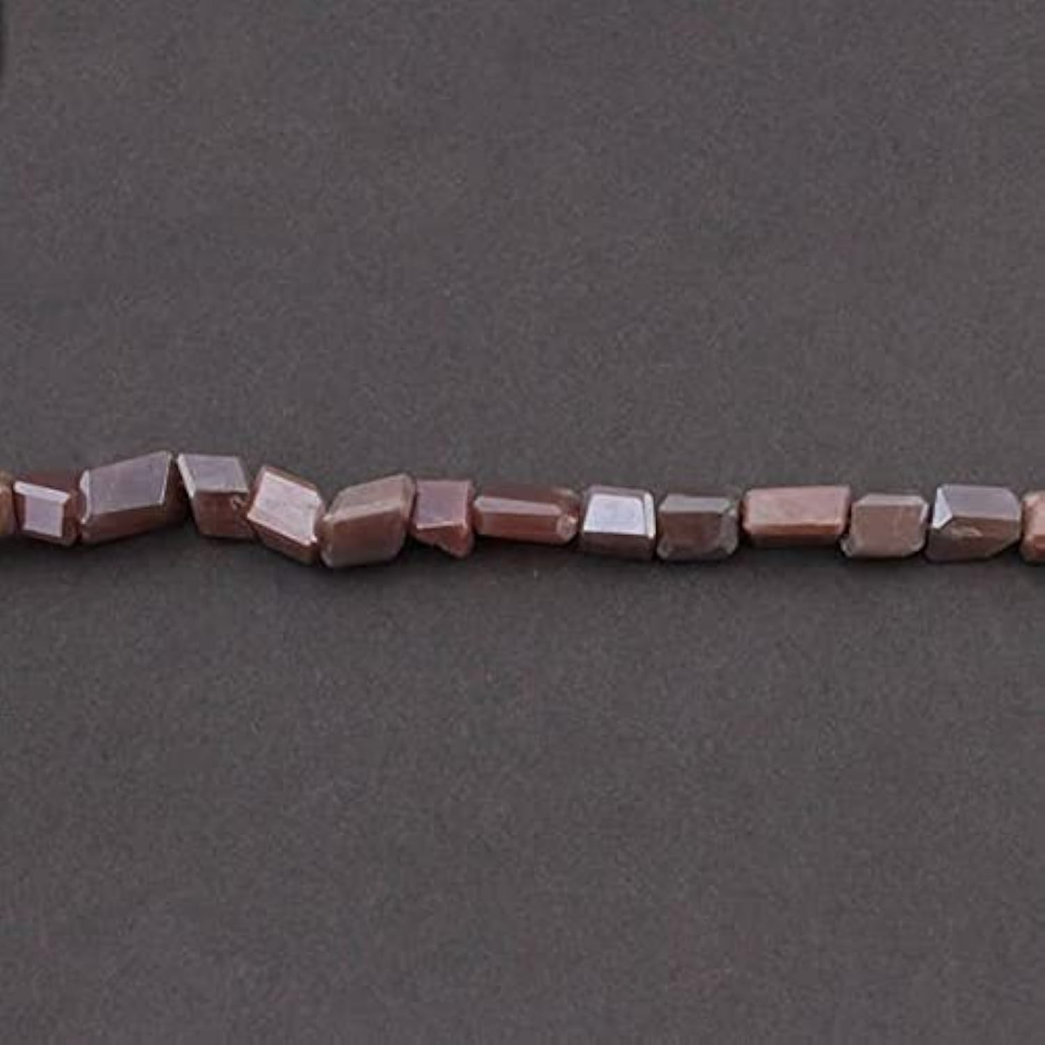 Pierre de lune chocolat LKBEADS SB2844 pour réparer et sublimer un collier