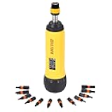 WAXTRON 1/4 Drive Inch Pound Torque Screwdriver Set 10-70 in-lb, 13-Piece Adjustable Precision Screwdriver Kit with Secure Locking Chuck, Professional Tool for Optics, Electronics, and Bicycles