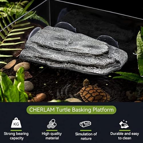 CHERLAM Plataforma de Baloiço de Tartarugas, Área de Baloiço de Tartaruga com Ventosas Fortes, Tanqu