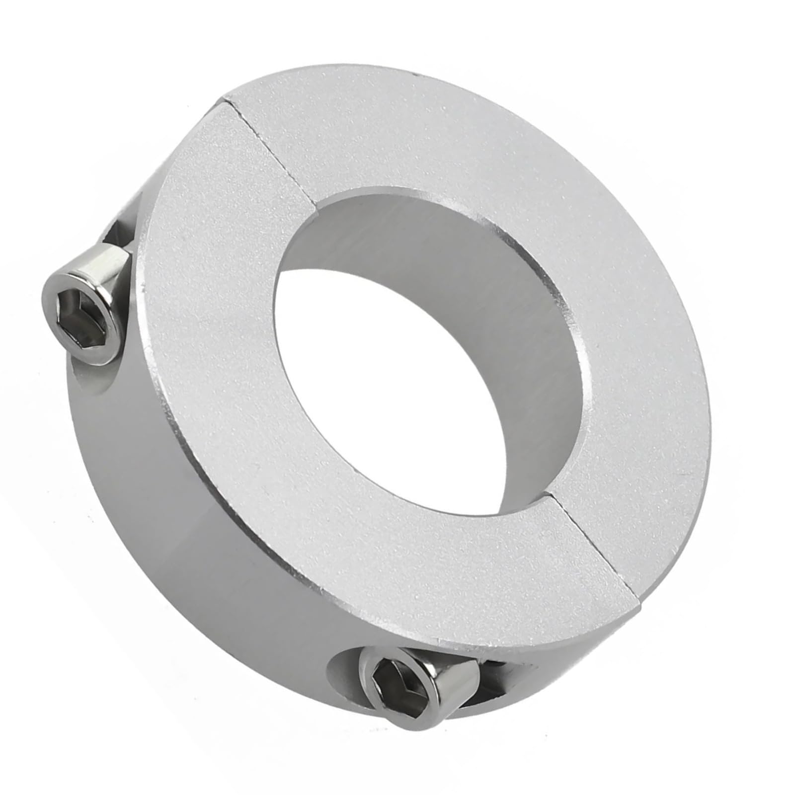 HGCOEYR Single Split Shaft Collar, Aluminum Alloy Double Split Clamp Shaft Collar 13-30mm Fixed Rings For Machinery(30mm)