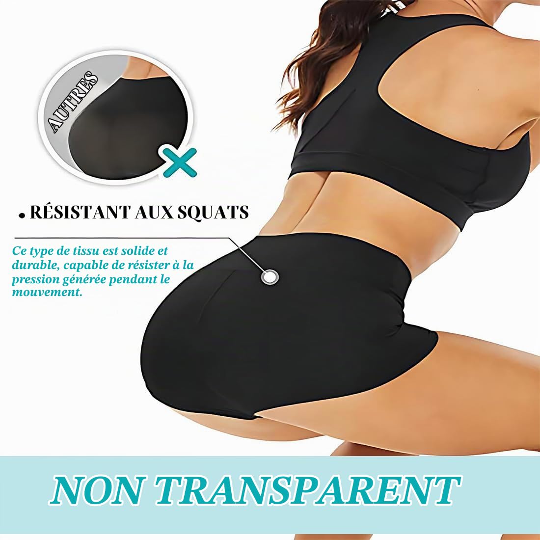 Short De Bain Sport Femme 1 Pièce Noir Taille L Vêtements De Plage Été Maillot De Natation