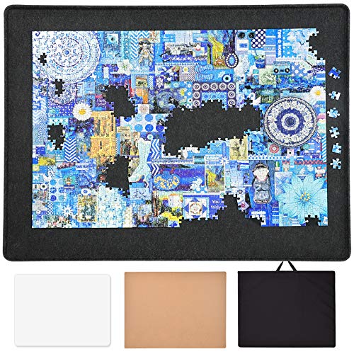 ALL4JIG 1000 Piece Jigsaw Puzzle Boards Portable with Cover,Puzzle Storage Board Puzzle Table Keeper,Puzzle Saver Mat Holder Puzzle Accessories for Adults