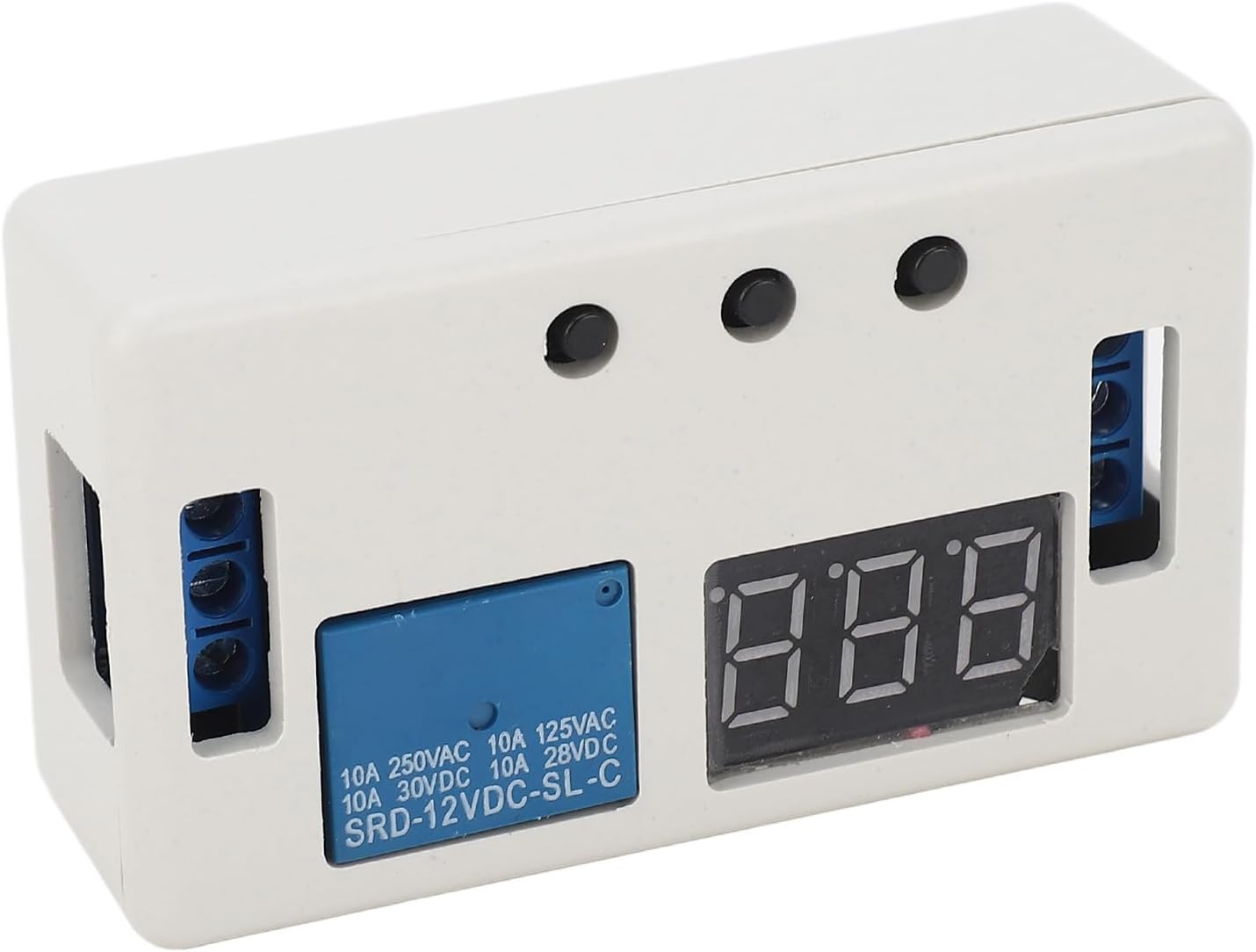 Time Delay Relay Module, DC 12V Digital Timer, Adjustable PLC Cycle Control Switch for Industrial Automation & Home Projects