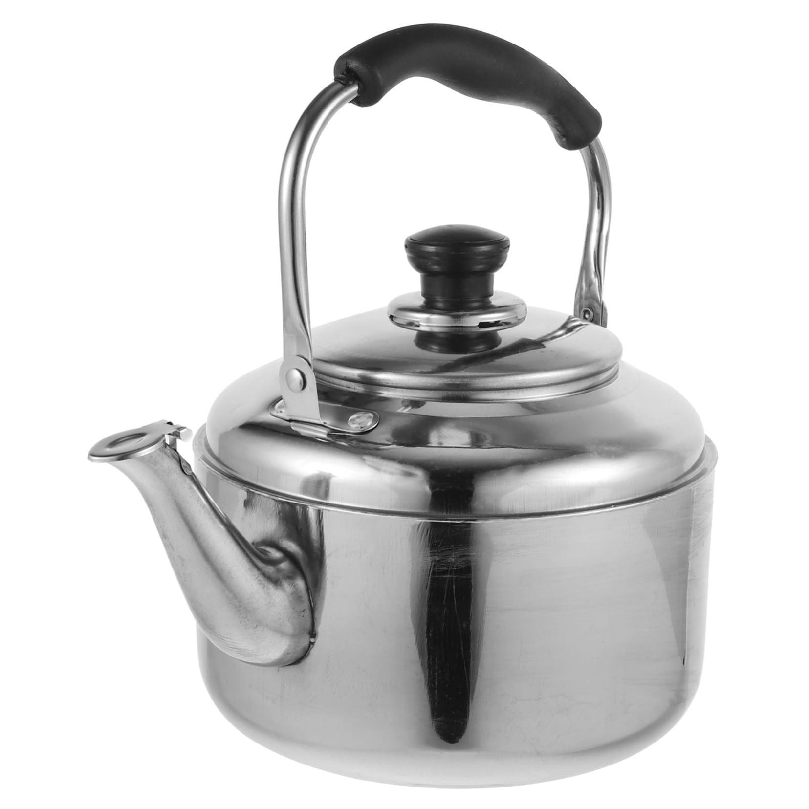 Wasserkocher Gasherd ?tenkessel Edelstahl Pfeifenkessel Gasherd 5L Wasserkessel Pfeifender ? Wasserkessel Induktion Teekessel Teakettle Wasser Topf für Küche Wandern Camping