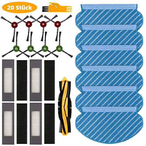 FHzytg - Juego de 20 paños de filtro para aspiradora Ecovacs Deebot OZMO 920 950