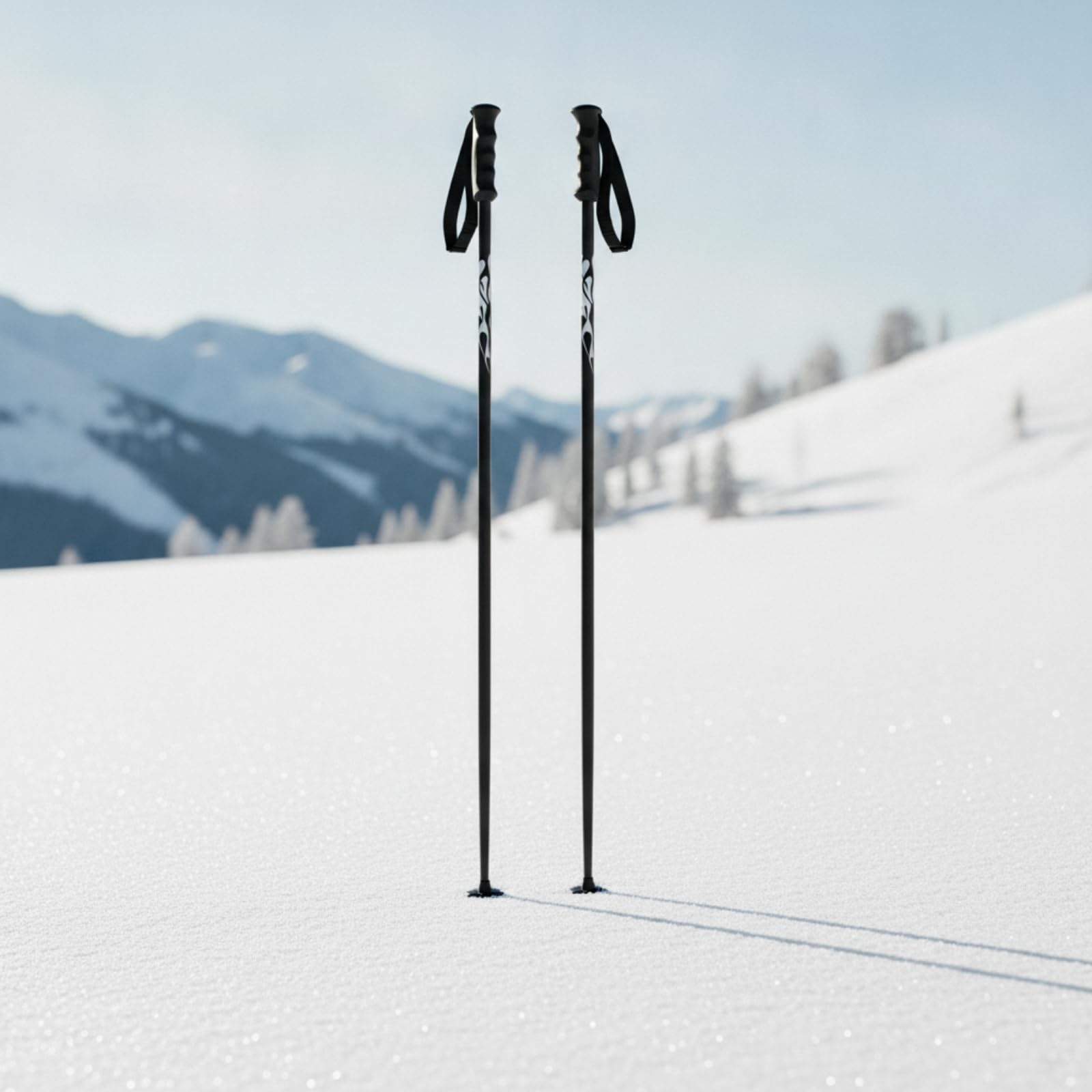 Vstellbar Alu-Skistock , Grün , 120 cm
