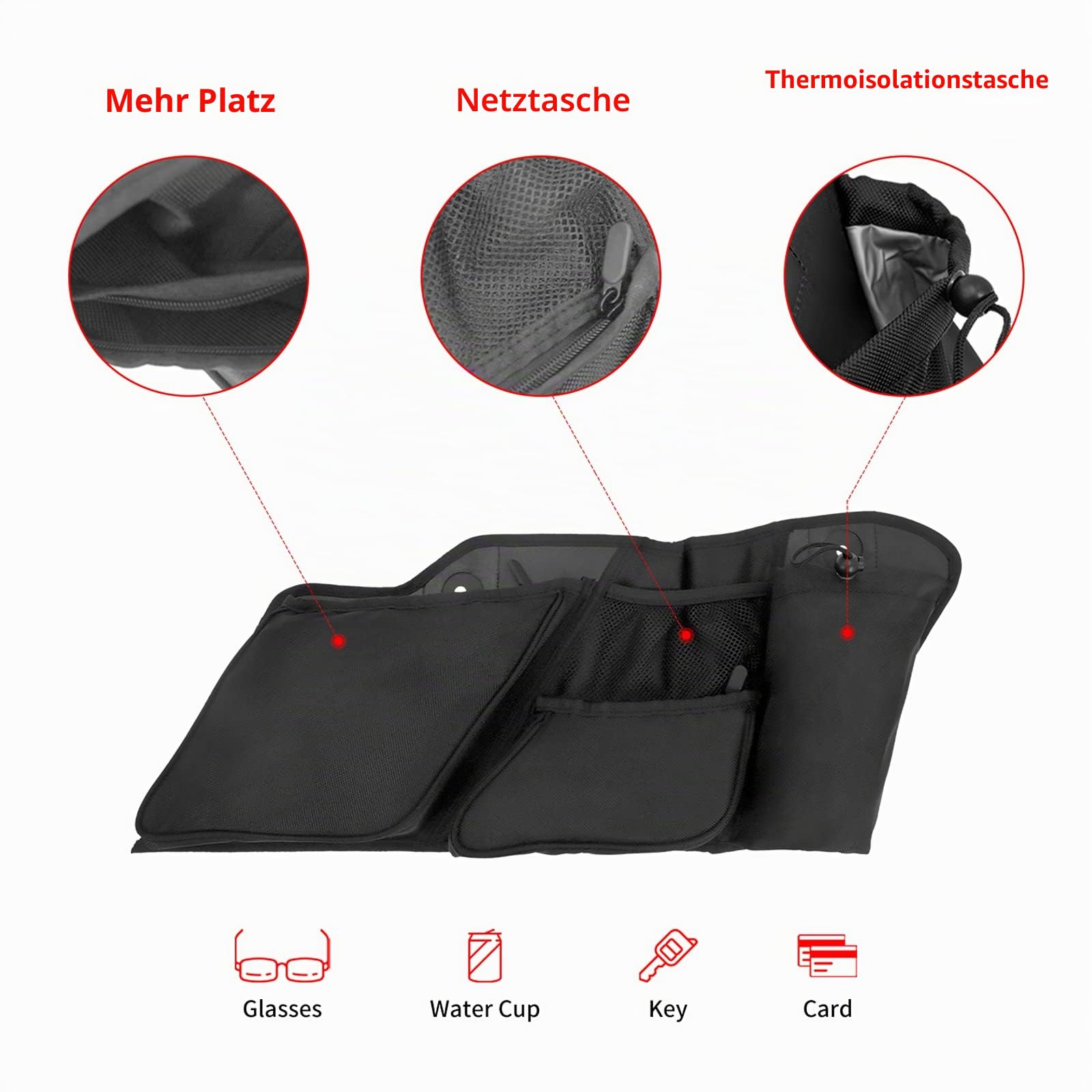 Motorrad Satteltasche Veranstalter Futter Werkzeug Satteltaschen passend für Harley Touring Road King Straße Gleiten