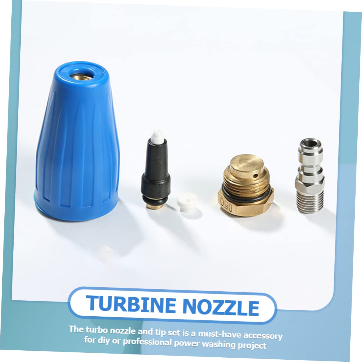 4 Piezas Boquilla Giratoria de Alta Presión Piezas de Lavadora a Presión Accesorios de Lavadora a Presión Boquilla de Lavadora Eléctrica Boquilla de Lavadora a Presión para Girar Lavadora