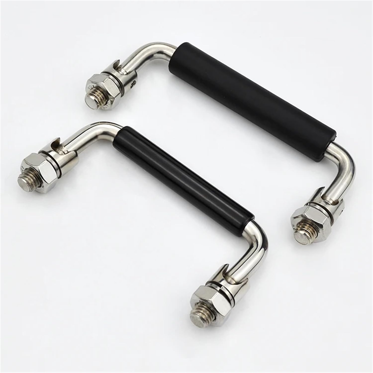 304ステンレススチールハンドル折りたたみ可動工具計器機械産業機器キャビネットハンドル1個(鉄、120mm)