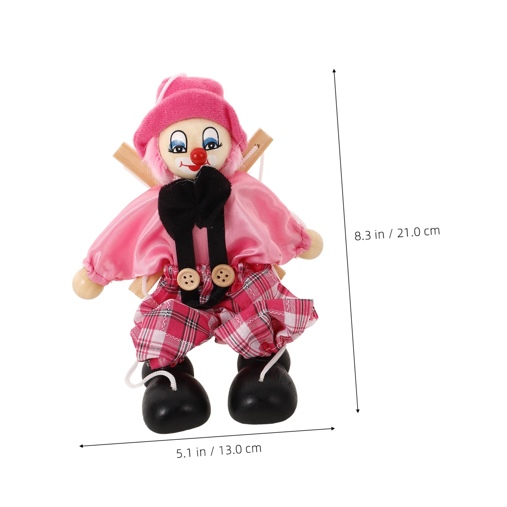 Hemobllo 2pcs Marionnettes à Ficelles Pirates en Bois et Tissu Jouets Interactifs pour Garçon et Filles et Parents Jouet Réutilisable pour Spectacle de Marionnettes et Jeux Plusieurs Styles