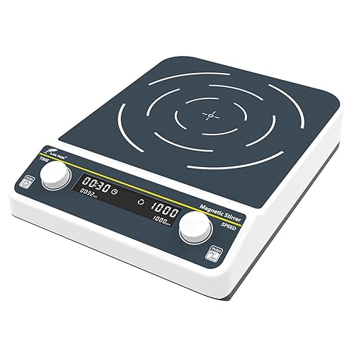 Vista 10 de LAB FISH Agitador magnético digital de 10 litros (338.1 fl oz) gran capacidad 1500PRM mezclador magnético 8.7 "X8.7" placa de agitación