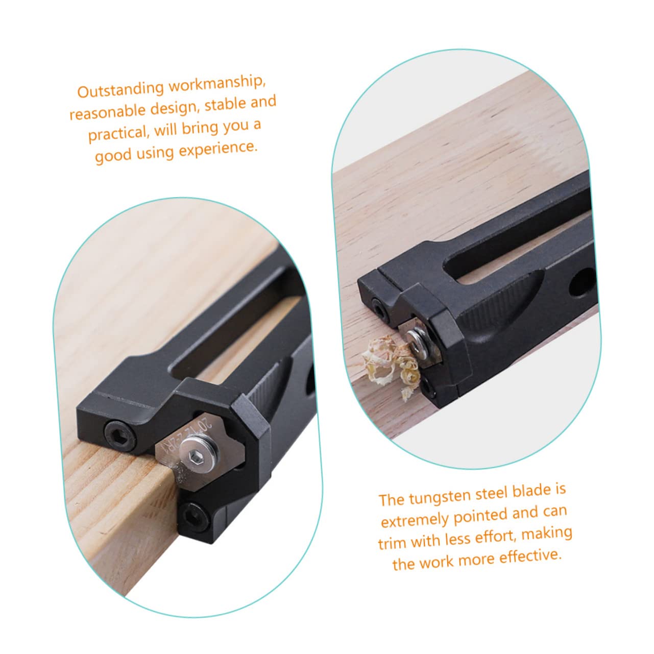 2piezas Manual Para De Superficies De Madera Herramienta De Carpintería Para Acabados y Eficientes