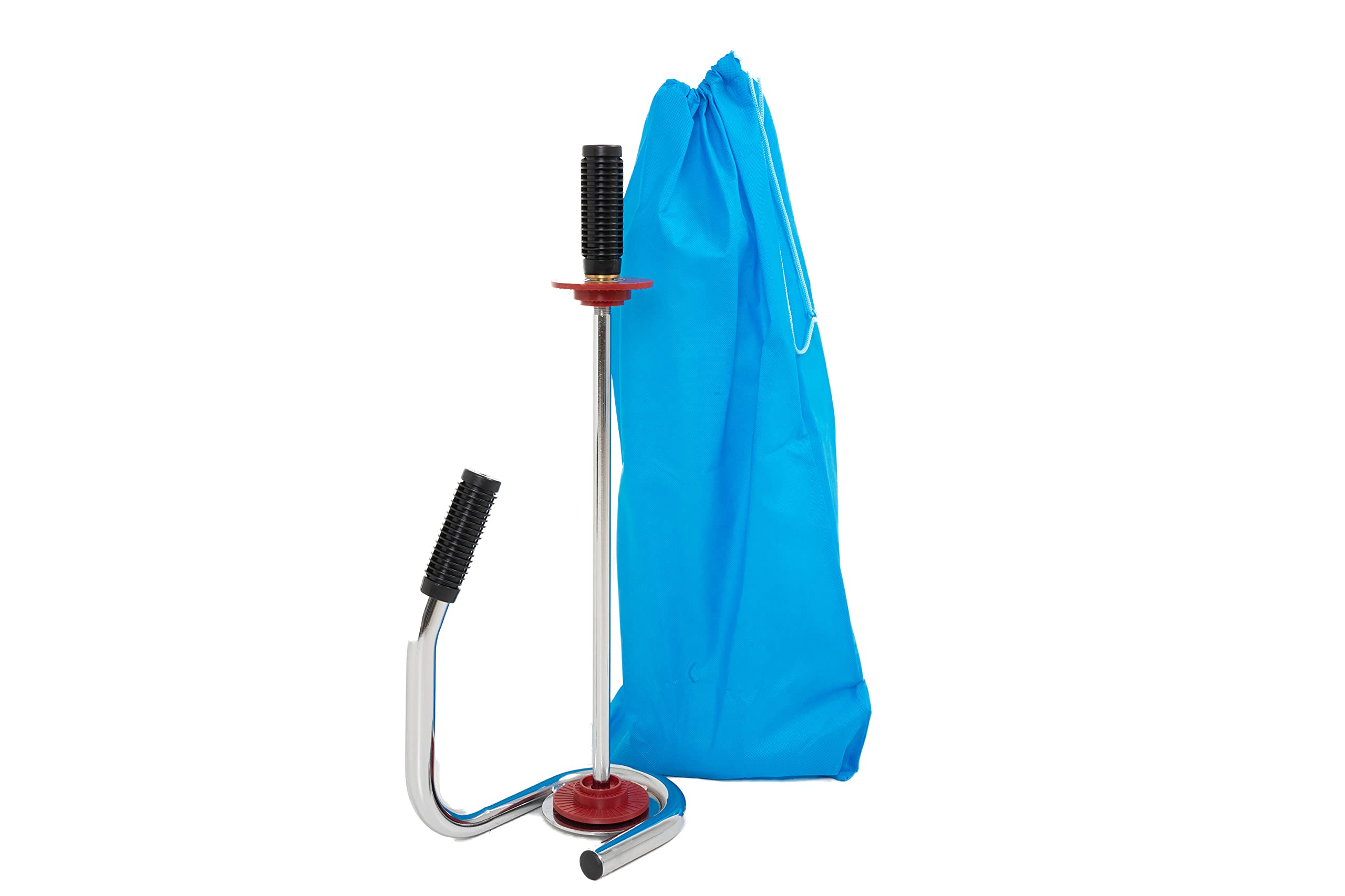 Stretchfolie Abroller Profi Abroller Premium Blue + 6 Rollen Stretchfolie 2,5 Kg, 23 My - Für Effizientes Verpacken & Palettieren Stretchfolie Set