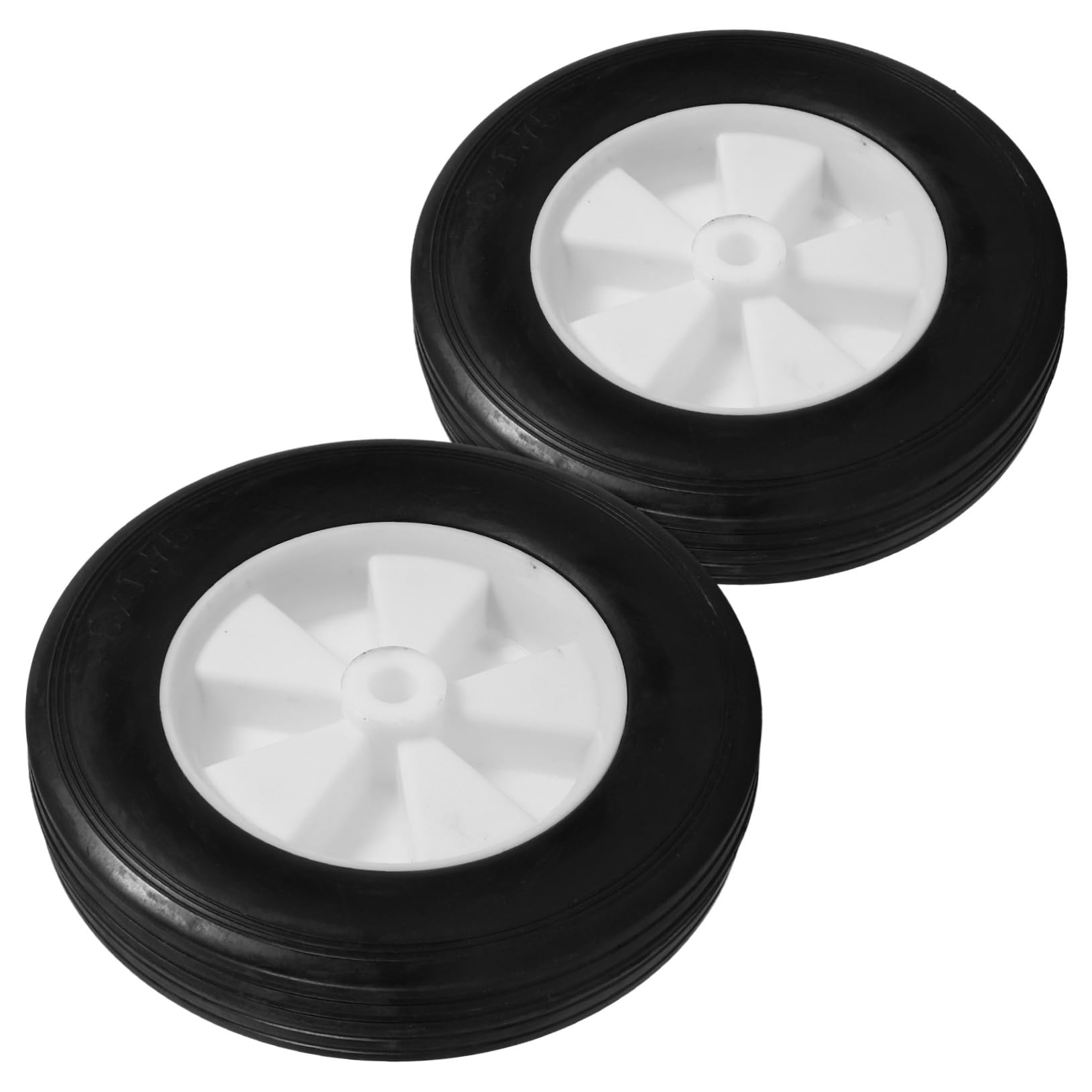 2piezas Ruedas De Repuesto Para Cortacésped Ruedas De Goma Sólidas Para Césped Accesorios Para Cortacésped Para De Jardín