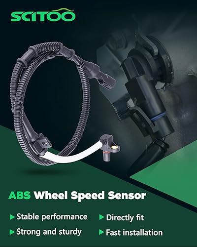 Miniatura 2 de SCITOO 2 sensores de velocidad de rueda ABS delanteros izquierdo derecho para Ford Expedition 1997-2002, F-150 1997-2003, F-250 1997-1998, F-350