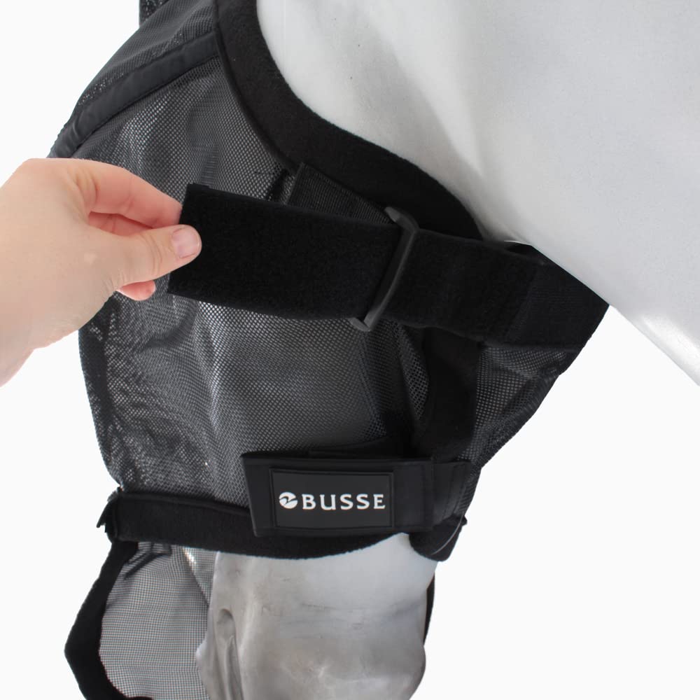 Busse Fliegenmaske Fly Professional, Shetty, schwarz