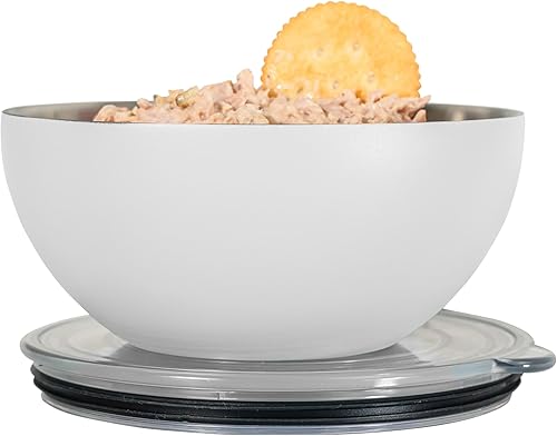 served Marca  Cuenco pequeño de alta calidad mantén la comida caliente o fría durante horas con nuestro cuenco de acero inoxidable aislado al vacío,