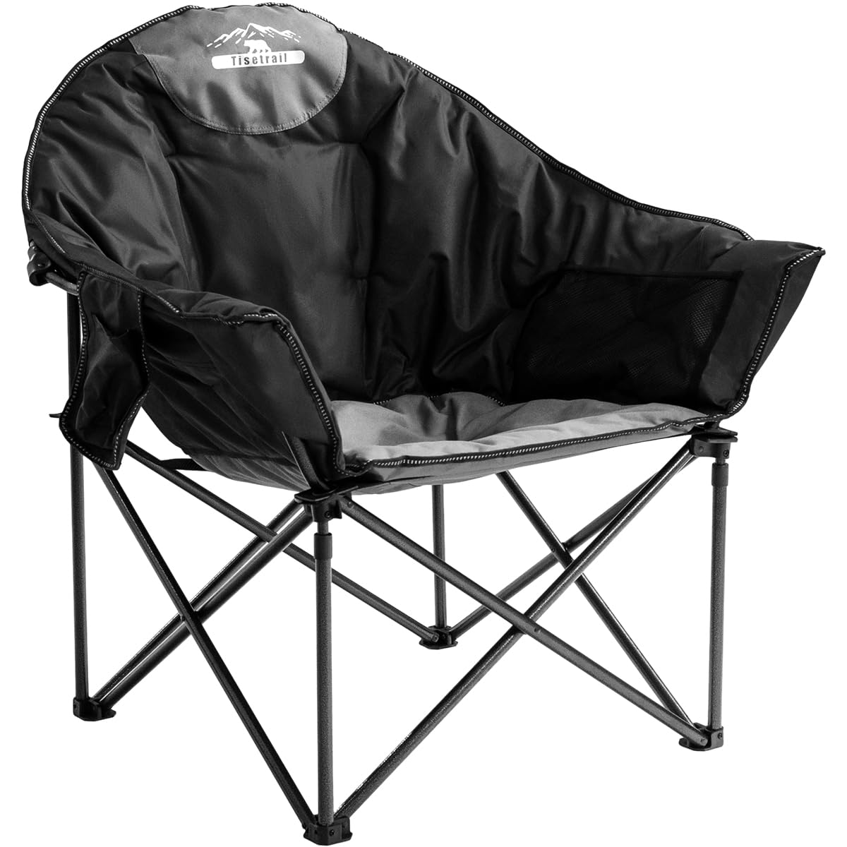 Amazon.com : Tisetrail Oversized Camping Chair Padded Moon Round
