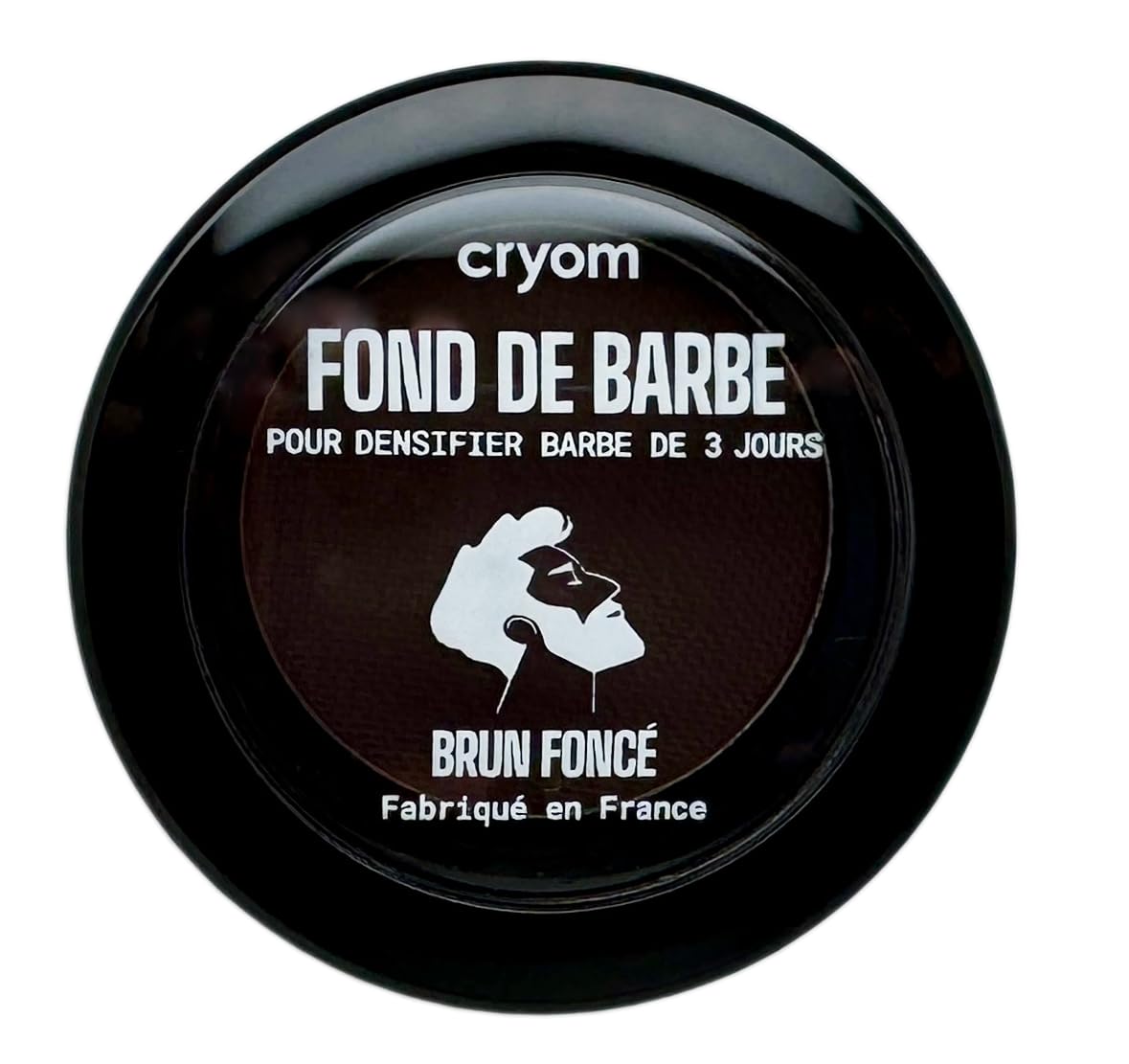 Routine Barbe de 3 jours (Fond de Barbe + Applicateur Mousse) pour densifier et assombrir une barbe de 3 jours. Sec instantanément, résiste à l'eau, tenue 24h. (Brun foncé)