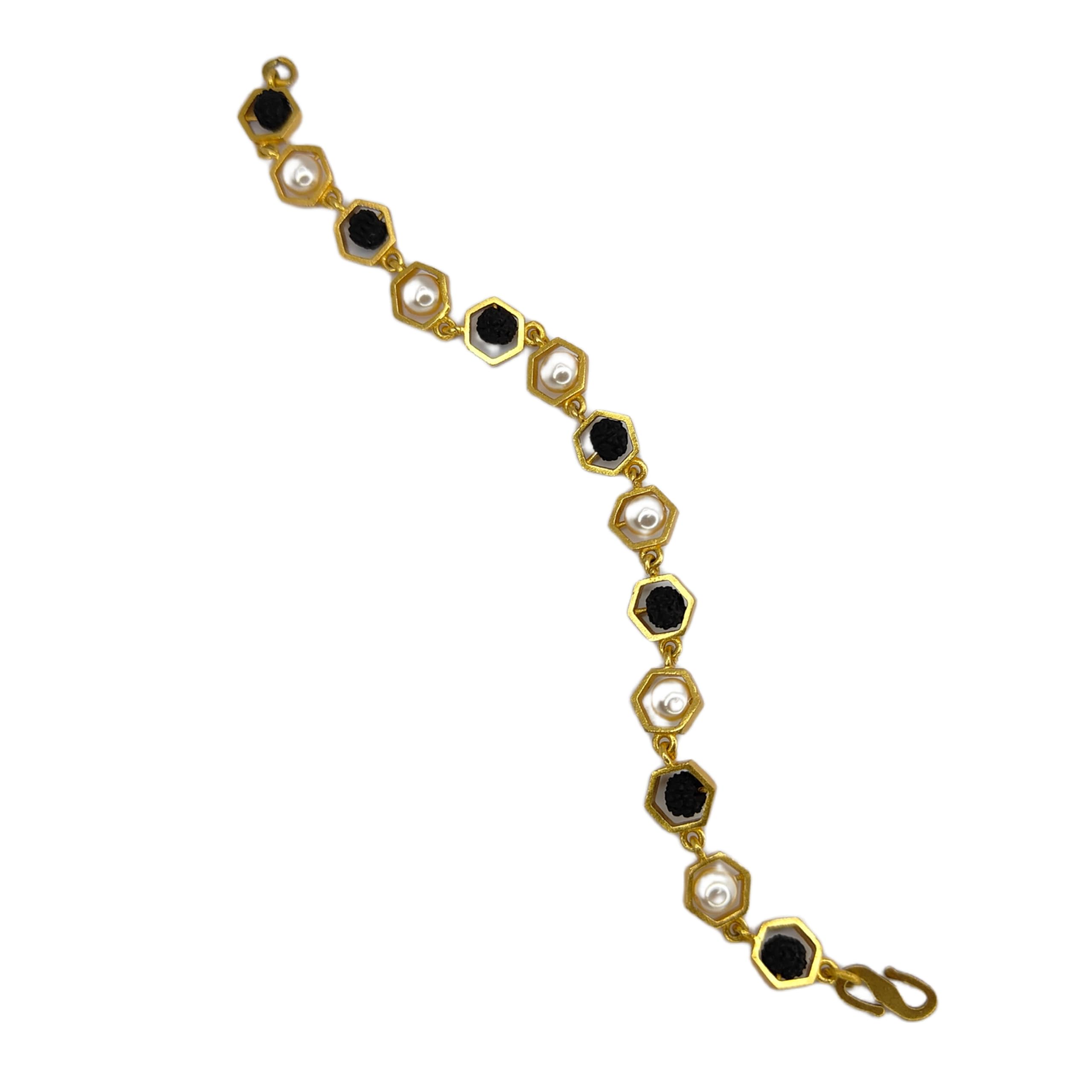 Shivansh Art Jewellery Chain Bracelet with Stylish rudraksh beads For Women (B0D2VDY6VP) Amazon Price History, Amazon Price Tracker