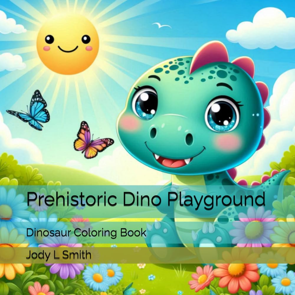 Prehistoric Dino Playground: Dinosaur Coloring Book