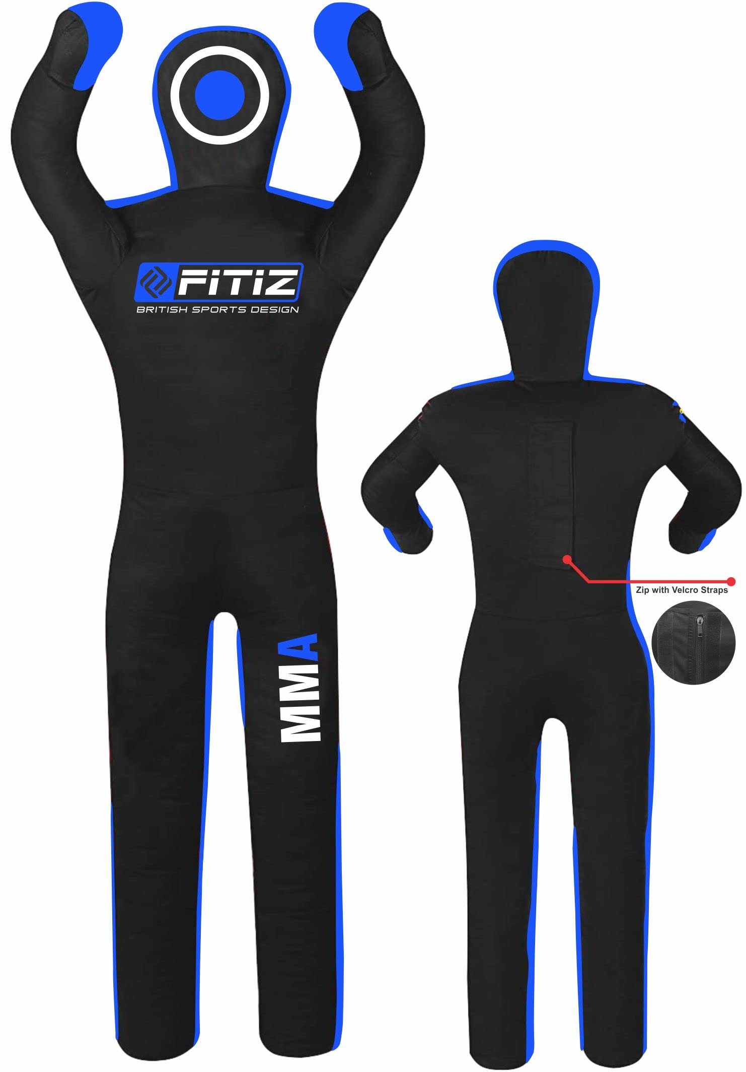 Muñeco de boxeo para artes marciales mixtas (sin relleno) brasileño BJJ JIU Jitsu, posición de pie, chupete de lucha libre, artes marciales, boxeo, karate, entrenamiento