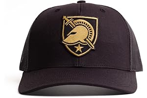 Premium Collegiate Black Trucker Hat - West Point