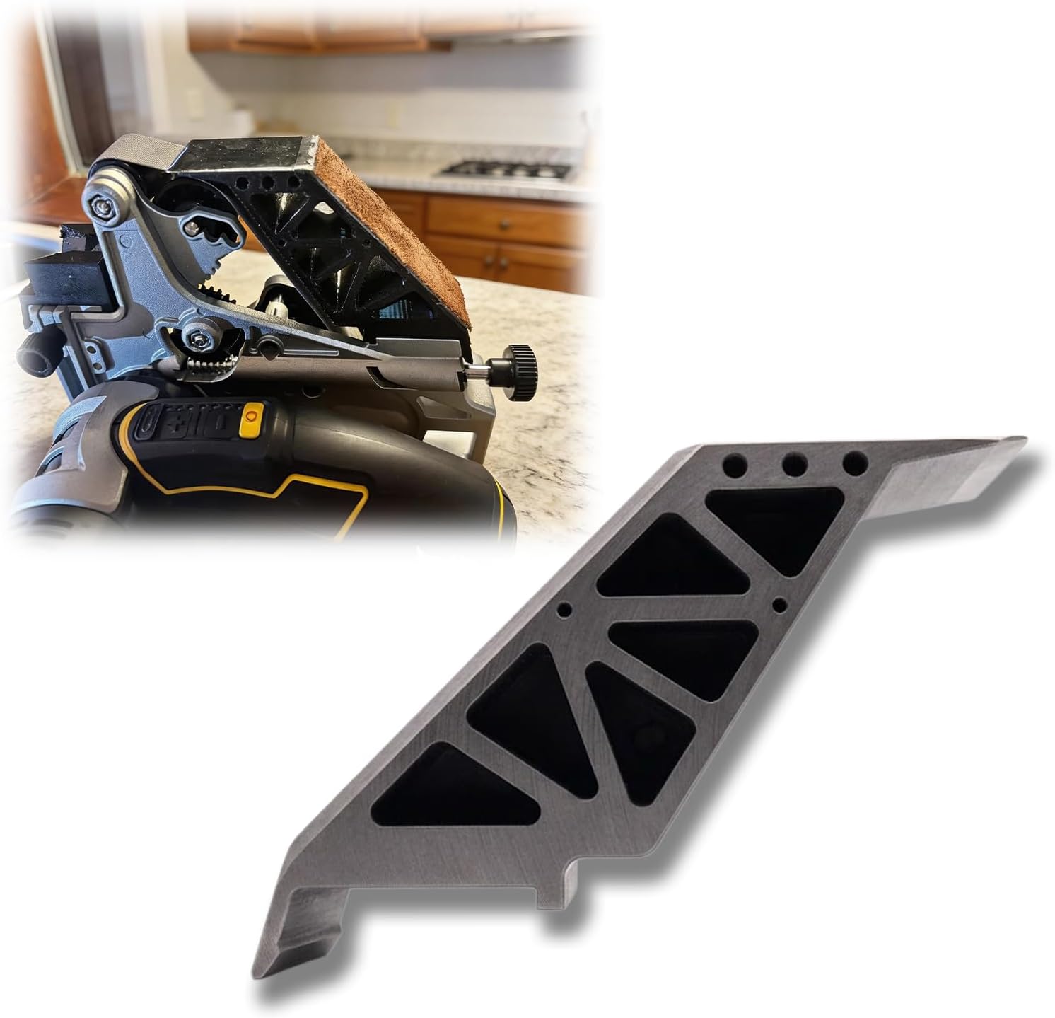 Riser Support Compatible with Work Sharp Ken Onion MK2 Blade Grinder, Knife Sharpener Angle Guide Platform, Stable Sharpening Support for Improved Precision and Control