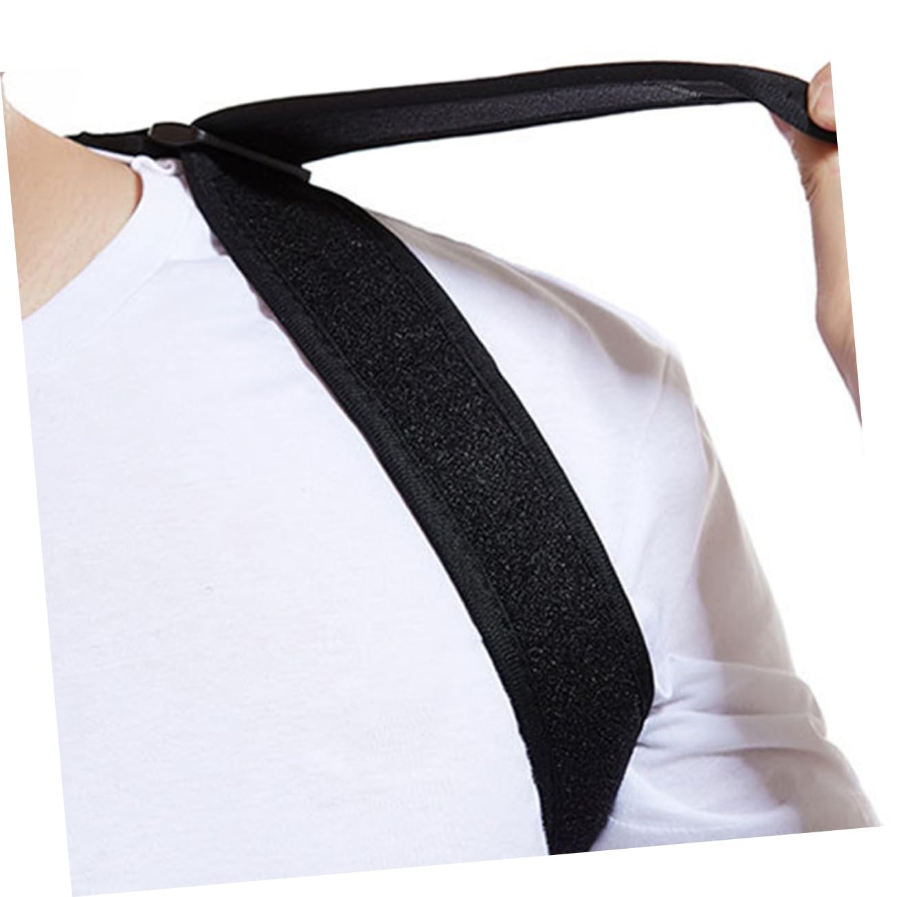 CALLARON Invisible Hunchback Corrector Belt for Shoulders and Spine Black | Compound Cotton, Lightweight Breathable Support, for Elderly and Adolescents, Single Piece Fit