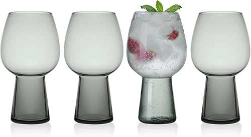 Miniatura 6 de Mikasa Phoebe Goblet - Vaso de cerveza (4 unidades), color humo