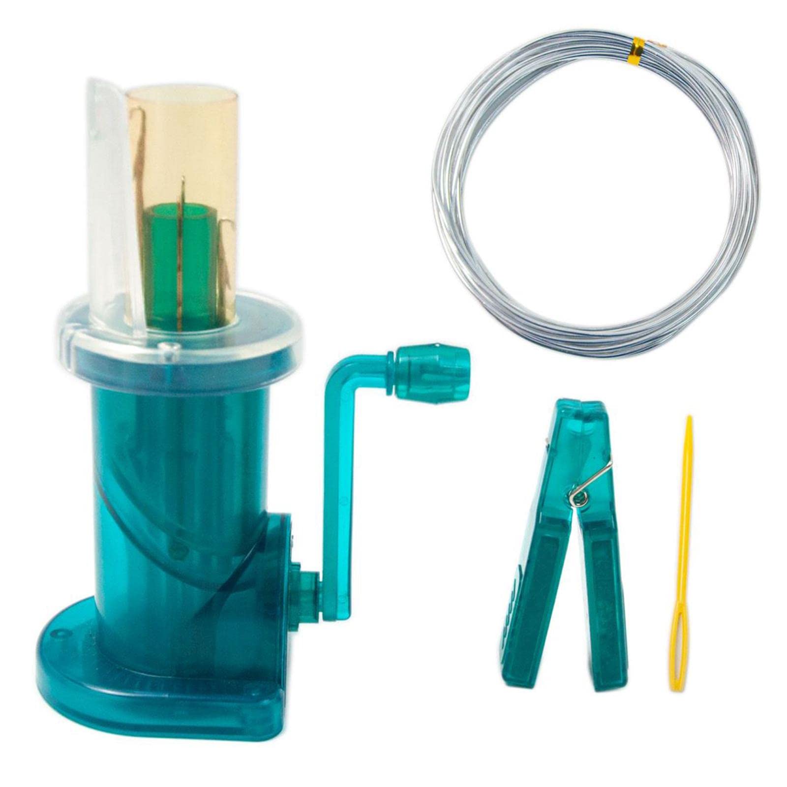 Mini Knitting Machine Easy Weaver Knitter DIY for Scarves Bracelets Sweaters Green|Crafts | Needlecrafts & Yarn | Crocheting & Knitting | Machine Knitting | Knitting Machines-image-42