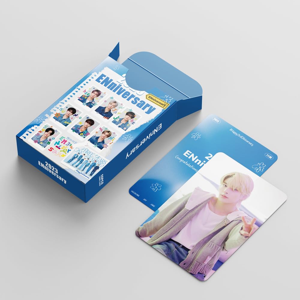 55Pcs KPOP ENHYPEN Lomo Card ENHYPEN ENniversary 2023 Album