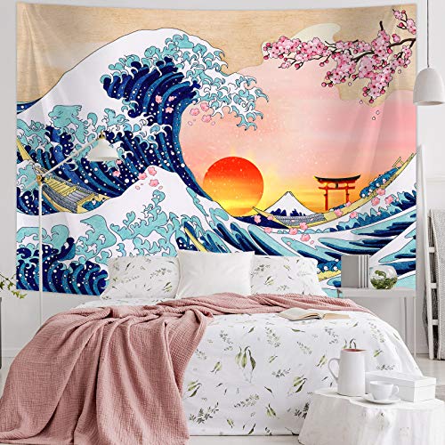 Sumind Arazzo da Appendere a Parete Onda