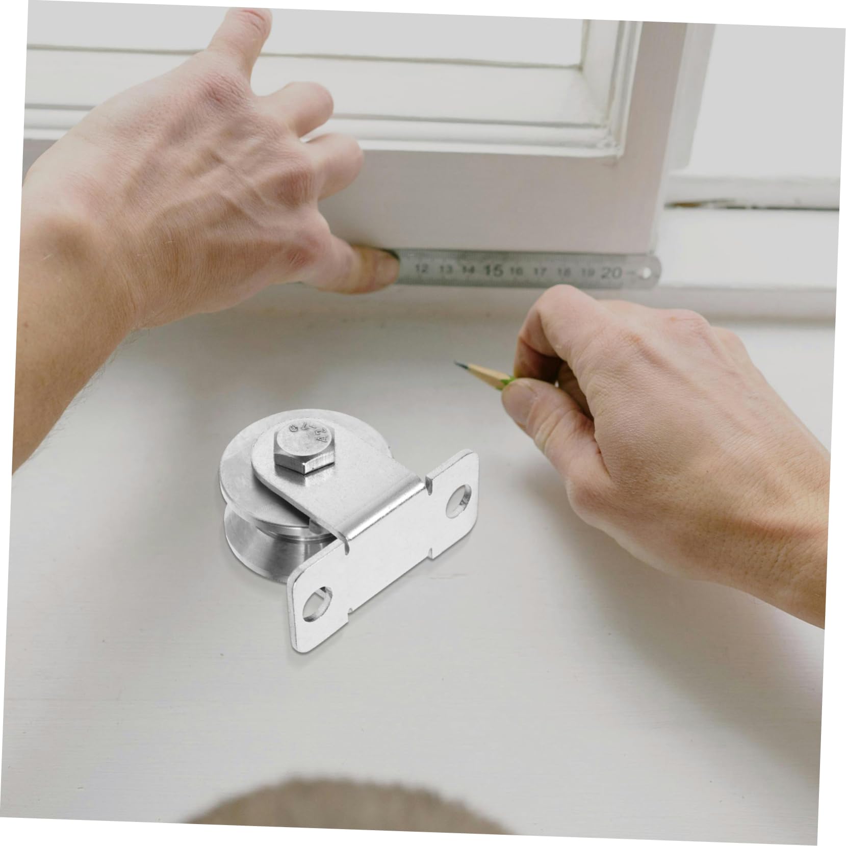VALICLUD Puleggia con Cuscinetti Interni 48mm per Fune in Acciaio Inossidabile Sistema Pulegge Versatile, Funzionamento Uniforme Confezione da 2 Pezzi per Porte Scorrevoli