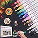 Pennarelli acrilici per pittura su pietra, pittura su roccia, vetro, legno, decorazioni in carta, biglietti d'auguri, regali per bambini Bambini(2mm Punta)